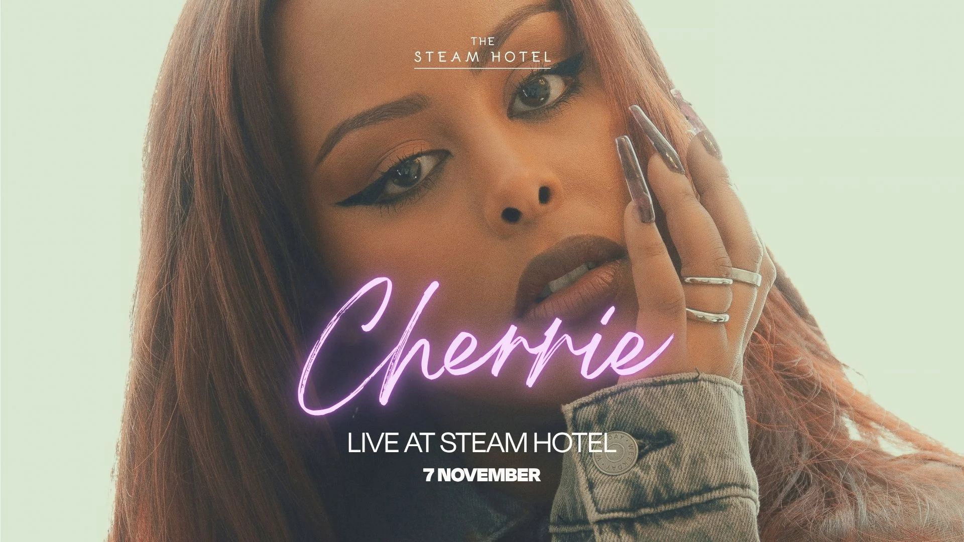 Konsert med Cherrie Cherrie live at Steam Hotel 7 november